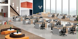 办公室家具予以了工作环境与众不同的氛围